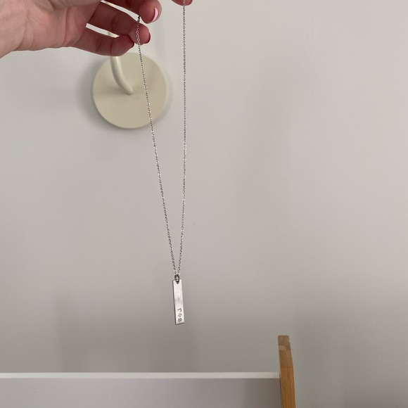 Silver Gamma Phi Beta GPhi Sorority Necklace - Picture 2 of 4